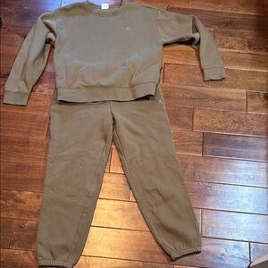 Champion Women's Tan Sweatshirt and Joggers Set